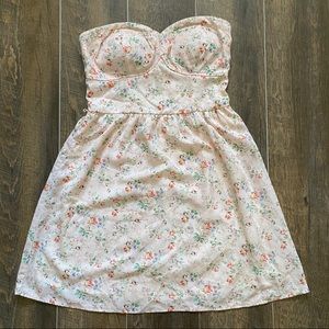 Maurices floral sweetheart dress